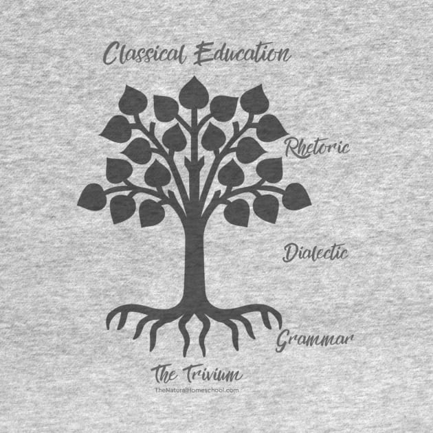 Classical Education Tree (gray) by The Natural Homeschool